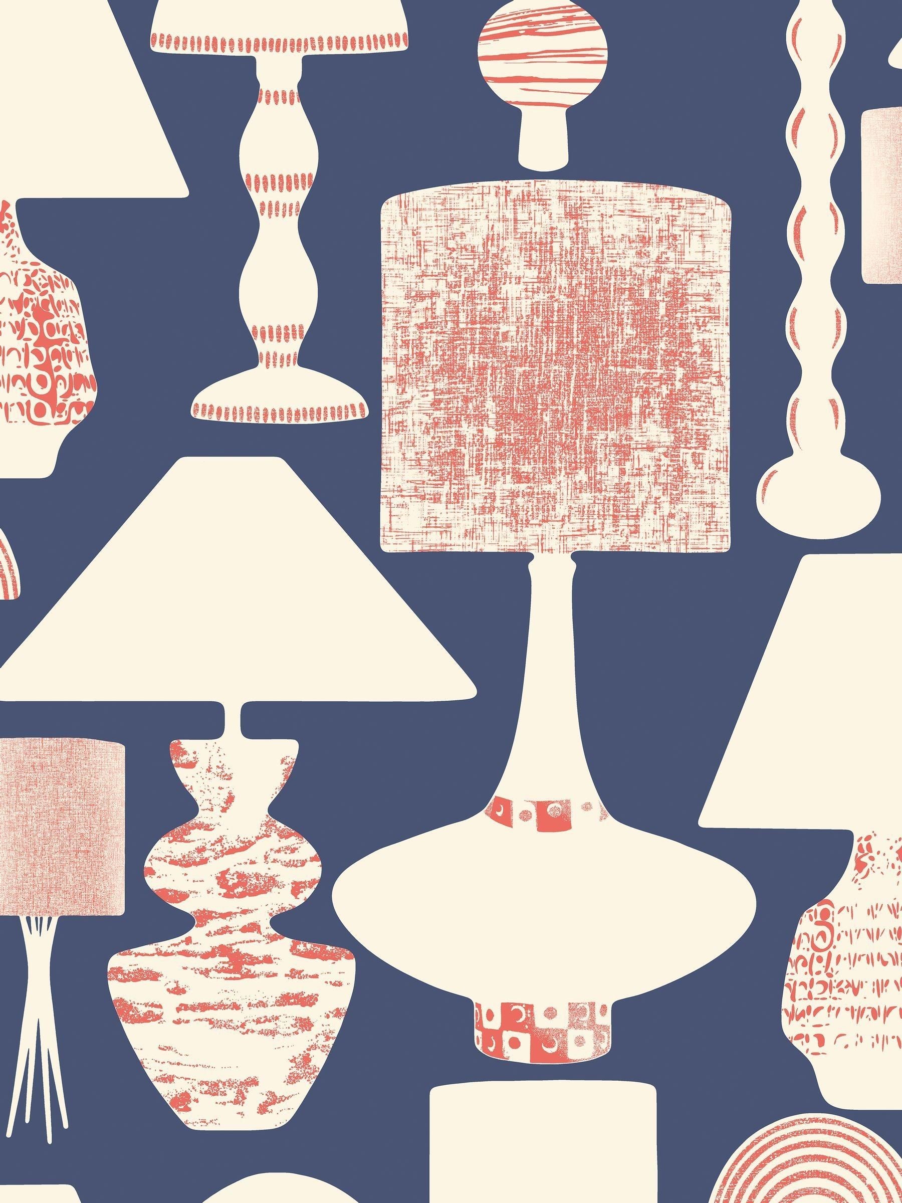 Ohpopsi wallpaper Ash Duck Egg Boogie Lights 10m - British product