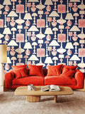 Ohpopsi wallpaper Ash Duck Egg Boogie Lights 10m - British product