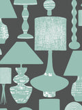 Ohpopsi wallpaper Ash Duck Egg Boogie Lights 10m - British product