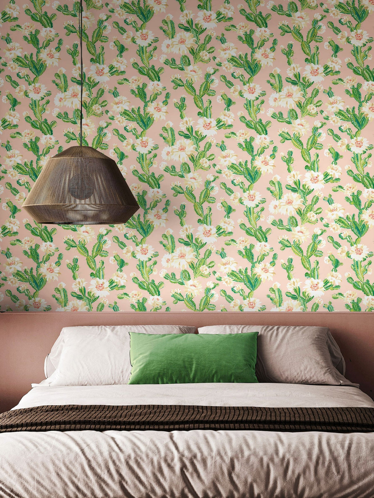 Ohpopsi Cactus Bloom wallpaper 10m - British product