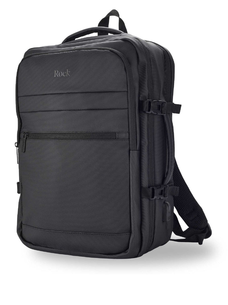Rock Luggage black Dalston Medium Backpack, UK version