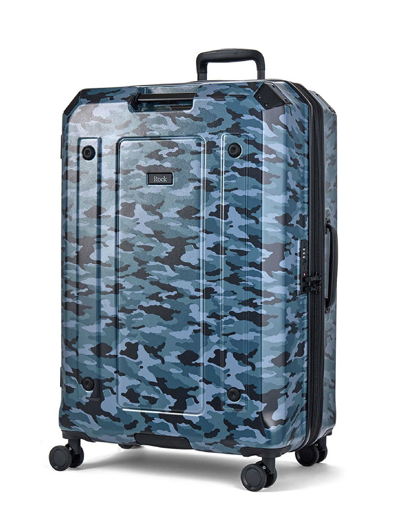 Rock Luggage Blue Large Alpine Suitcase