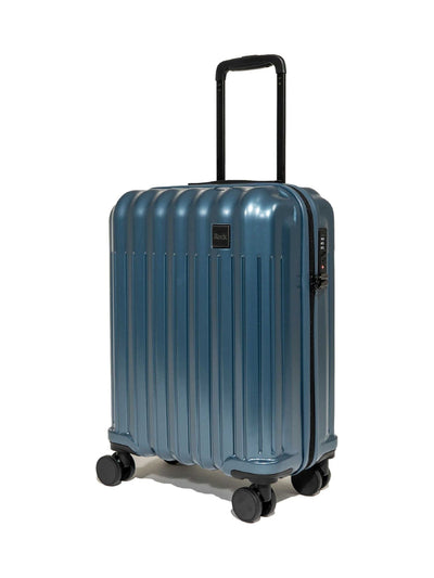 Next Rock Luggage Blue Rock Luna Hard Shell Cabin Suitcase- Buy online at McGrocer