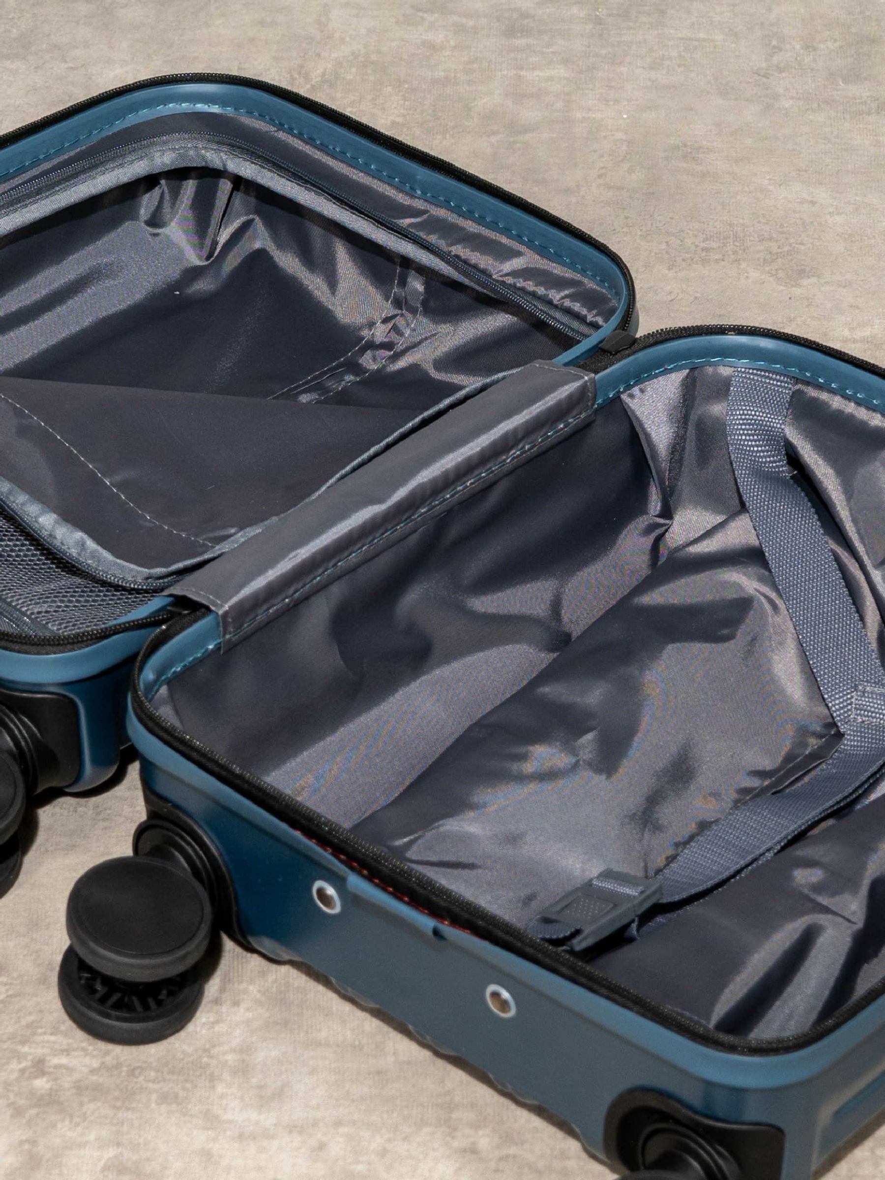Rock Luggage Blue Rock Luna underseat suitcase, UK version