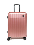 Rock Luggage pink medium suitcase (British brand)