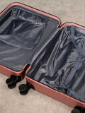 Rock Luggage pink medium suitcase (British brand)