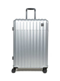 Rock Luna large suitcase silver ABS hard shell (British brand)