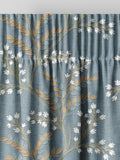 Blue Luxe blue floral made to measure curtains, imported from the UK