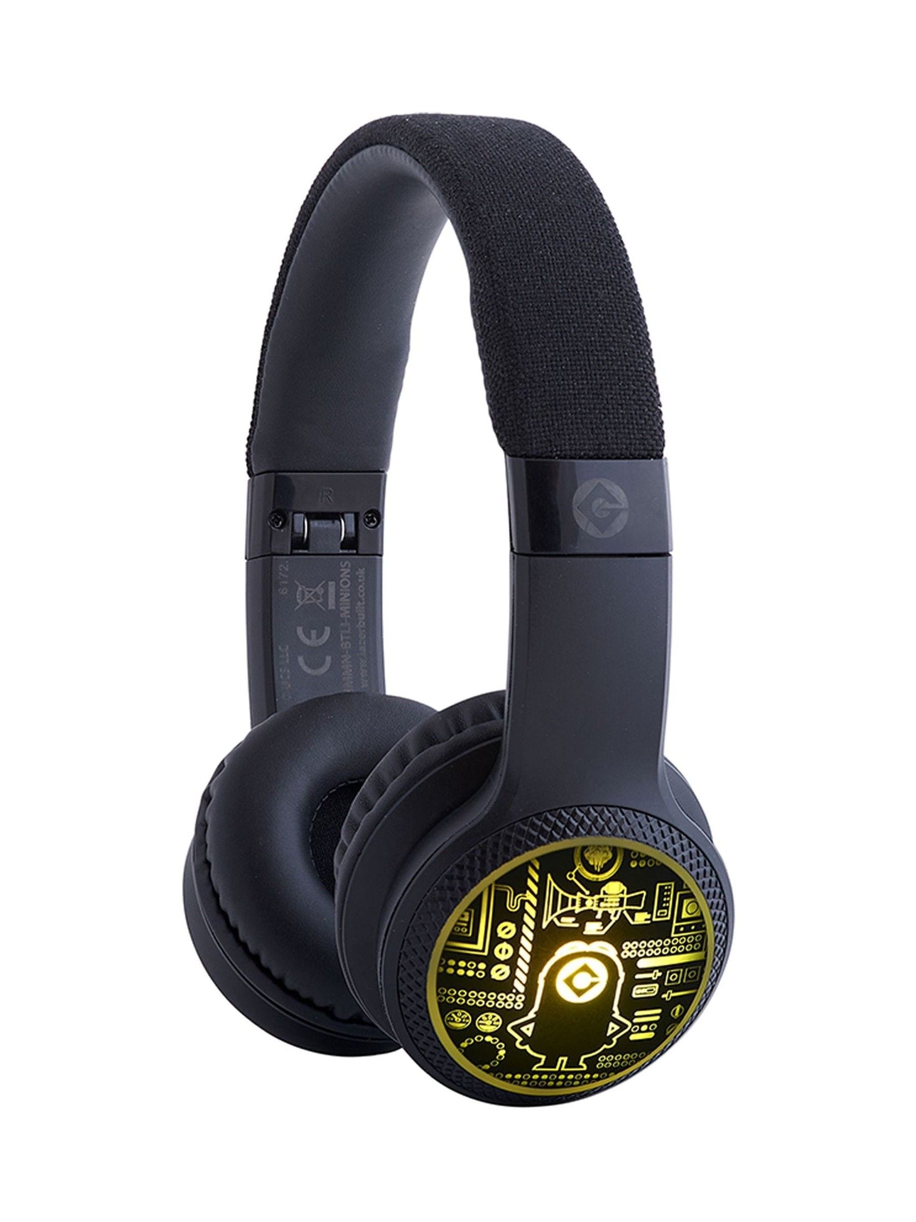 Minions light-up Bluetooth headphones, imported from the UK