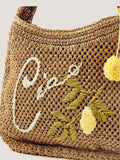 Monsoon Ada embroidered woven shoulder bag, imported from the UK