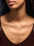 Accessorize sterling silver-plated pendant necklace with starfish, UK version