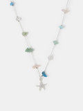 Accessorize sterling silver-plated pendant necklace with starfish, UK version