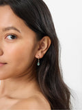 Accessorize green stone stud and chain hoop earrings 4 pack (British brand)