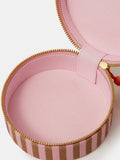 Accessorize pink butterfly stripe travel jewellery box, UK version