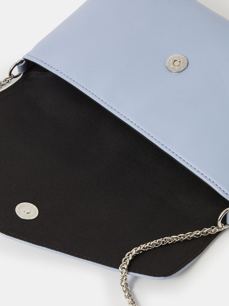 Accessorize blue envelope crossbody bag, imported from the UK