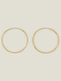 Accessorize 14ct gold-plated thin hoop earrings, UK version