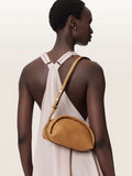 AllSaints brown Rosalie Arc cross-body bag (British brand)