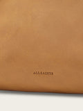AllSaints brown Rosalie Arc cross-body bag (British brand)