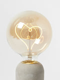 Oliver Bonas heart LED light bulb E27 (British brand)