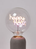Oliver Bonas Happy Hour LED bulb 17cm - British product