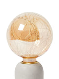 Oliver Bonas Gold Stars LED bulb 17cm, imported from the UK