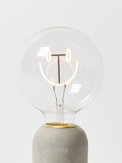 Next Oliver Bonas Yellow Yellow Happy Face E27 2W LED Light Bulb- Buy online at McGrocer