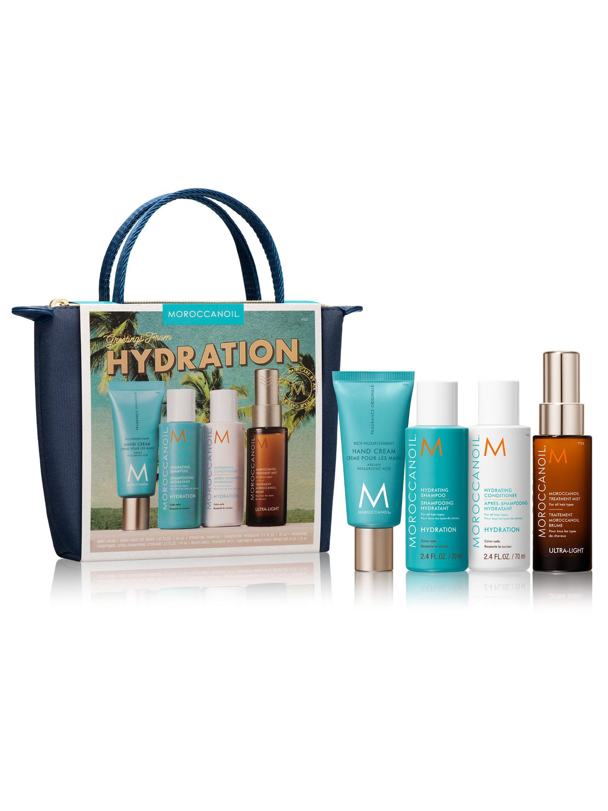 Moroccanoil Hydration Discovery Kit travel set, imported from the UK