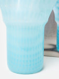 Oliver Bonas Blue Verde glass vase 31cm (British brand)