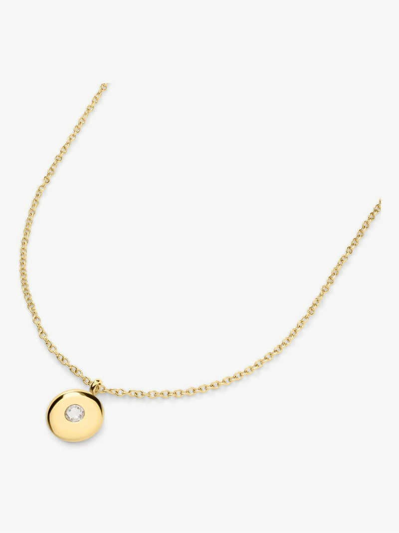 D.LOUISE gold tone birthstone necklace (British brand)