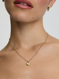 D.LOUISE gold tone birthstone necklace (British brand)
