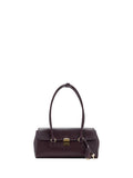 Mango red faux leather padlock shoulder bag - British product