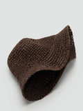 Mango brown wide brim straw sun hat (British brand)