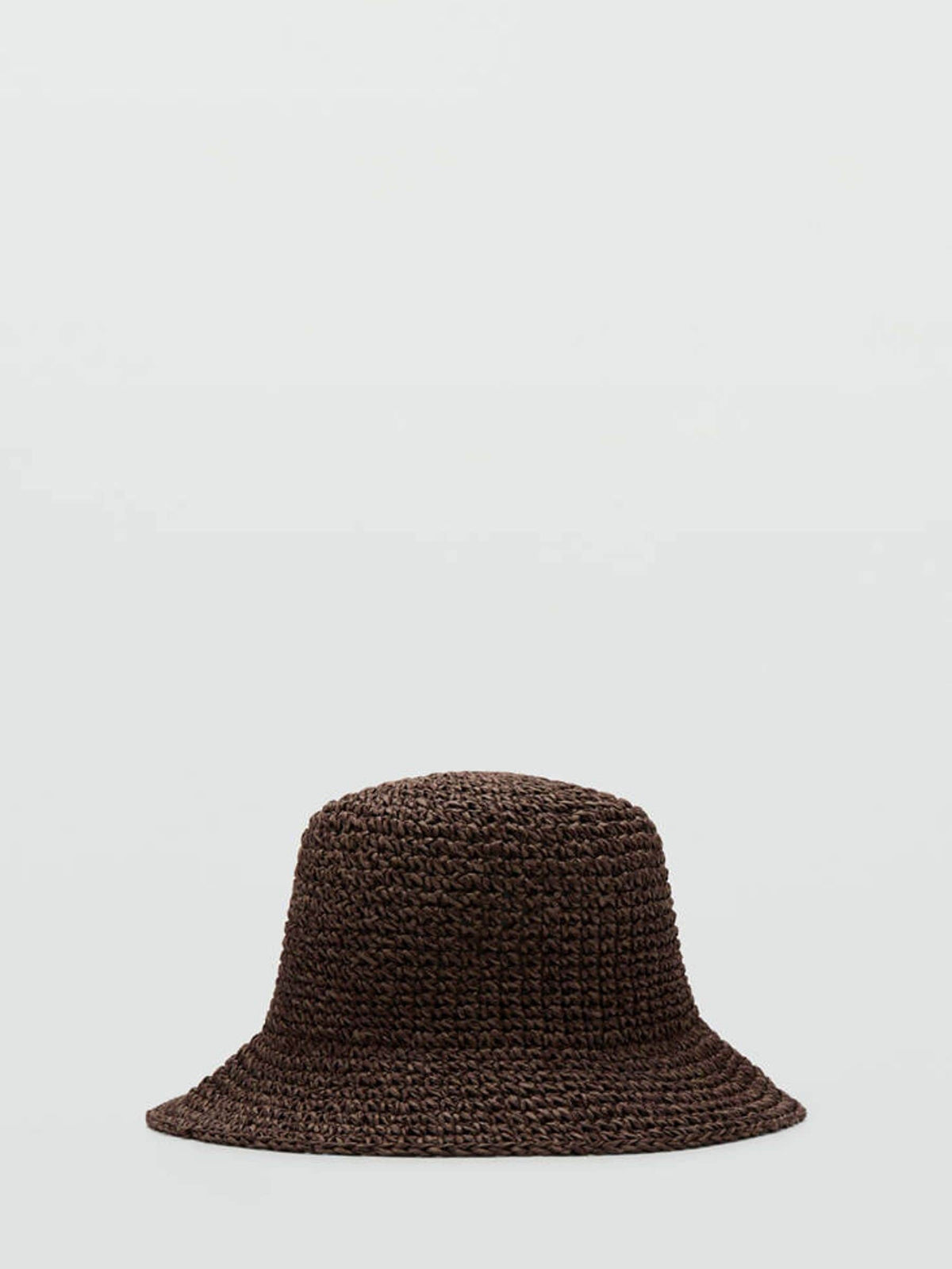 Mango brown wide brim straw sun hat (British brand)