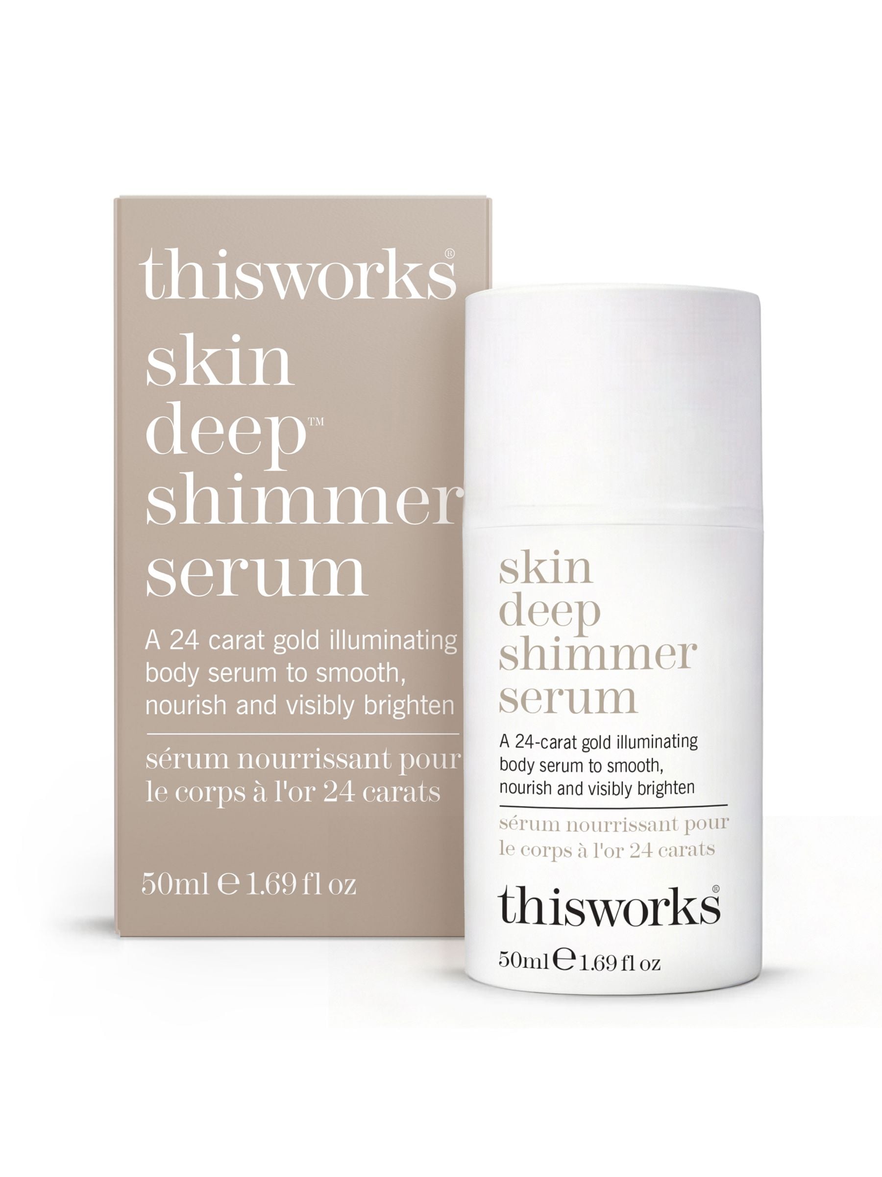 This Works Skin Deep shimmer serum 50ml - British product