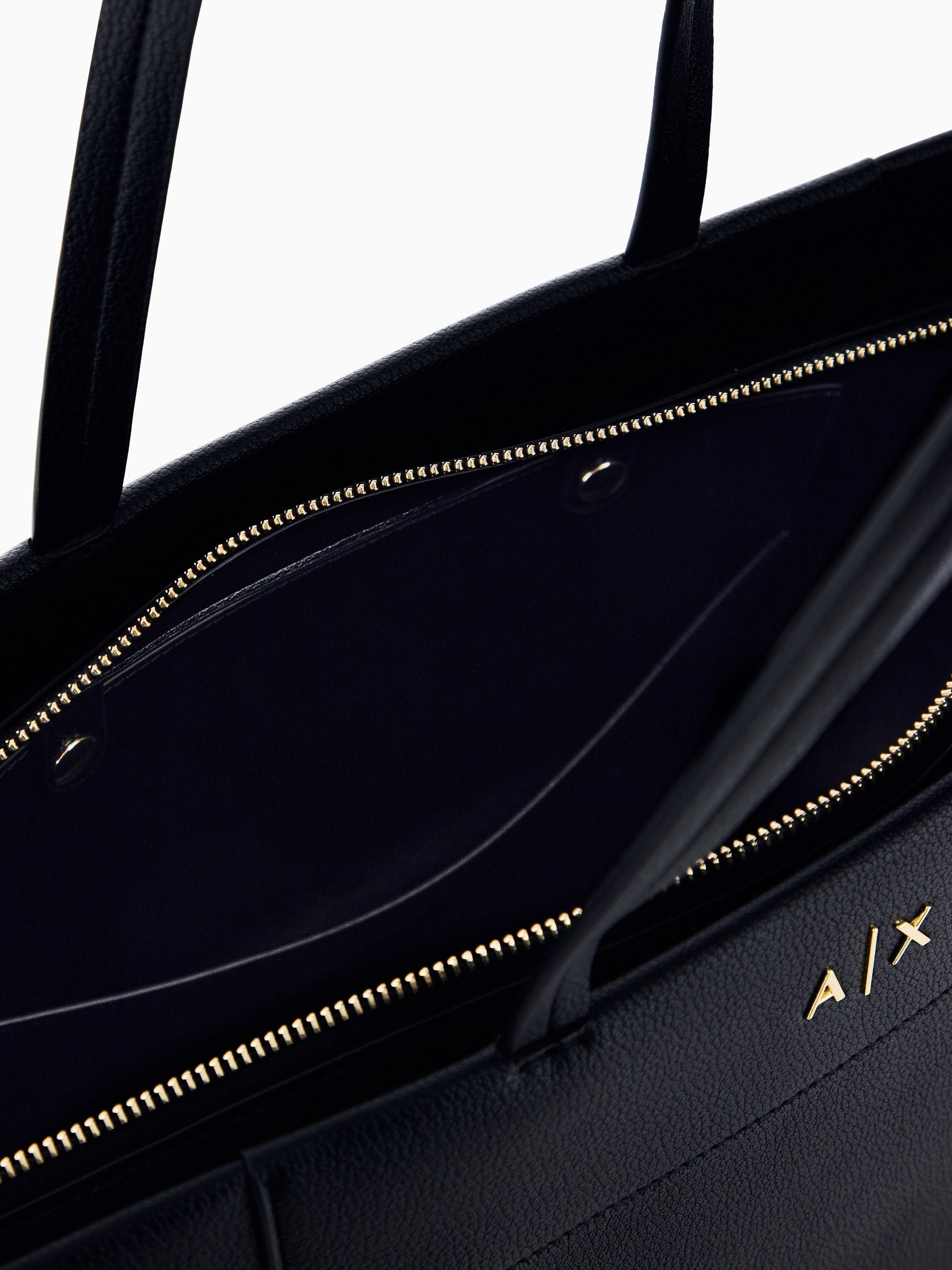 Armani Exchange tote bag black logo - British product