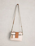 White Stuff Tabby leather crossbody bag imported from the UK
