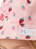 Peppa Pig pink bucket hat with fruit pattern - British product