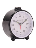 Widdop black round alarm clock, imported from the UK