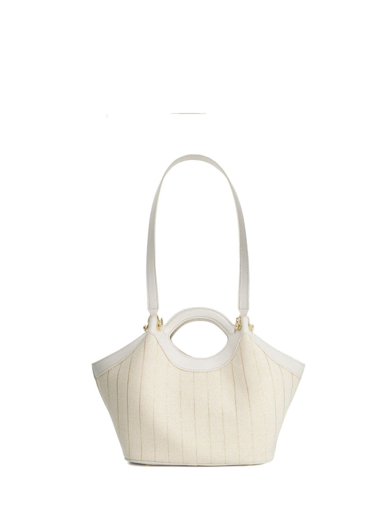 Dune London white Dinidaylight shopper bag, imported from the UK