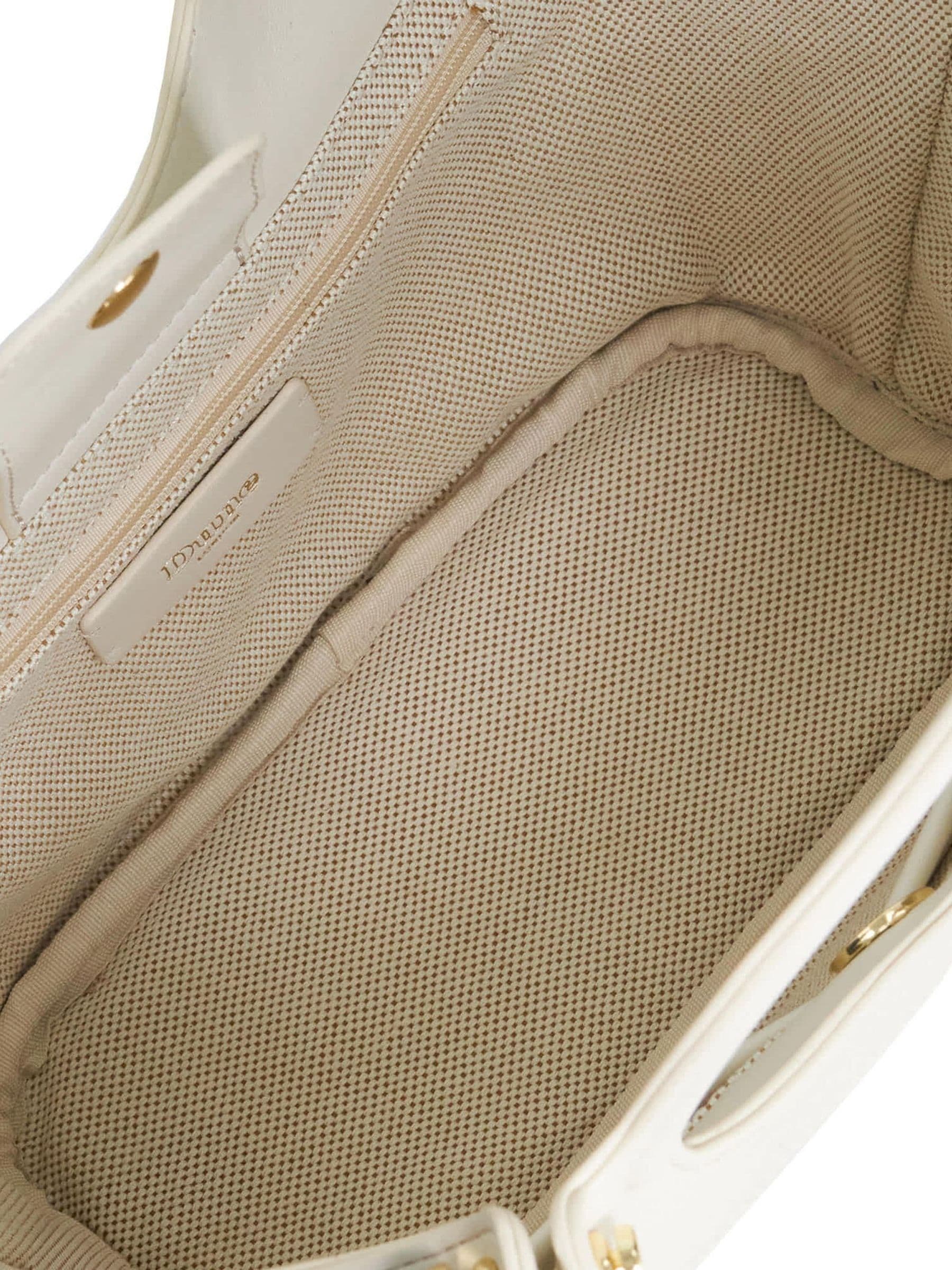 Dune London white Dinidaylight shopper bag, imported from the UK