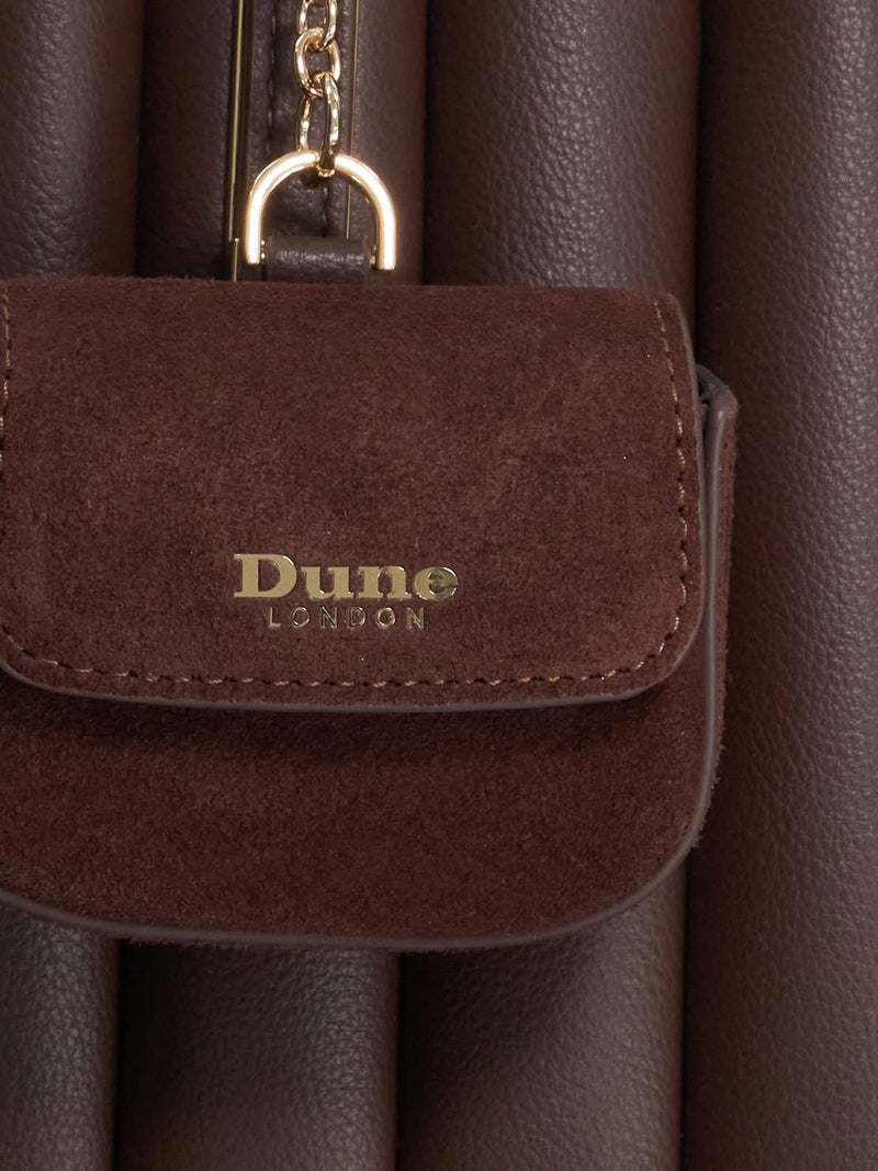 Dune London brown dolly tote bag - British product