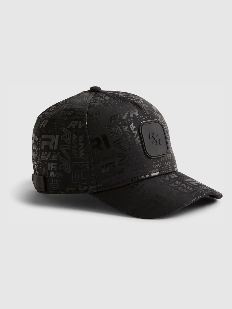 River Island monogram cap with adjustable back fastening - British product