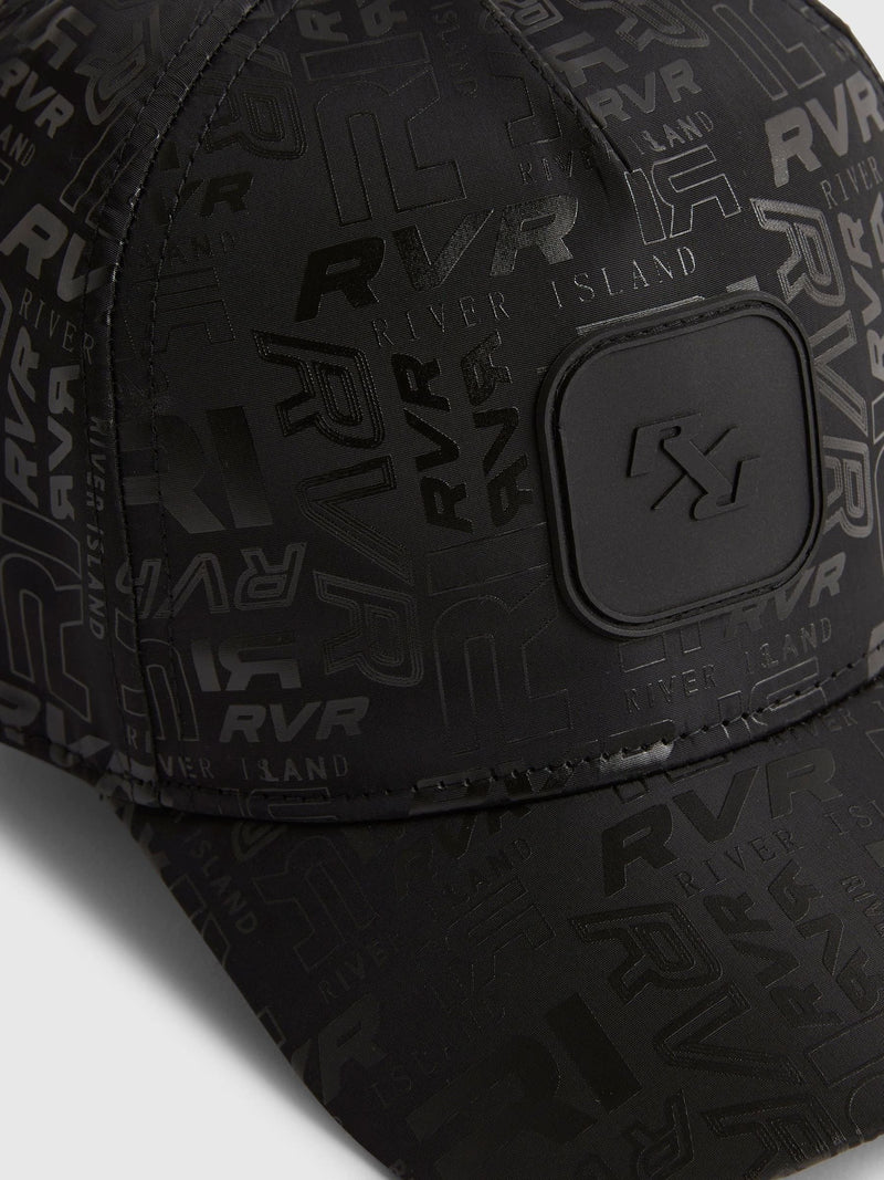 River Island monogram cap with adjustable back fastening - British product