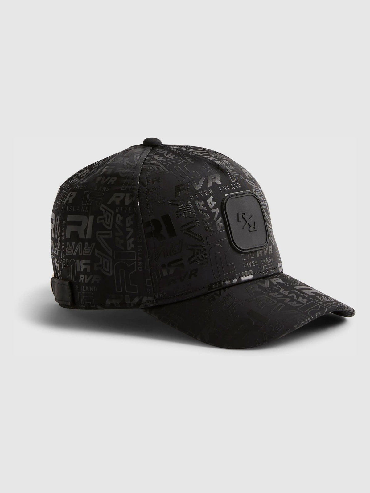 River Island monogram cap with adjustable back fastening - British product
