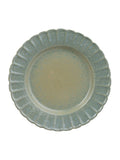Widdop set of 4 green stoneware plates 30cm, imported from the UK