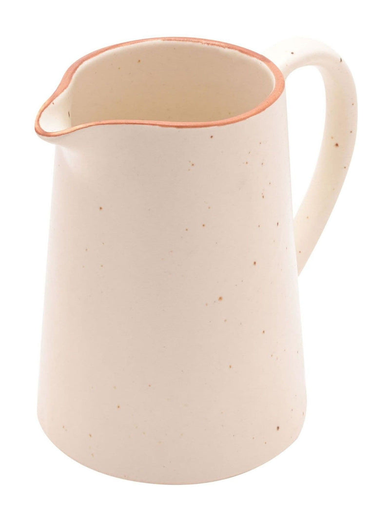 Widdop Cream Hestia large stoneware jug - British product