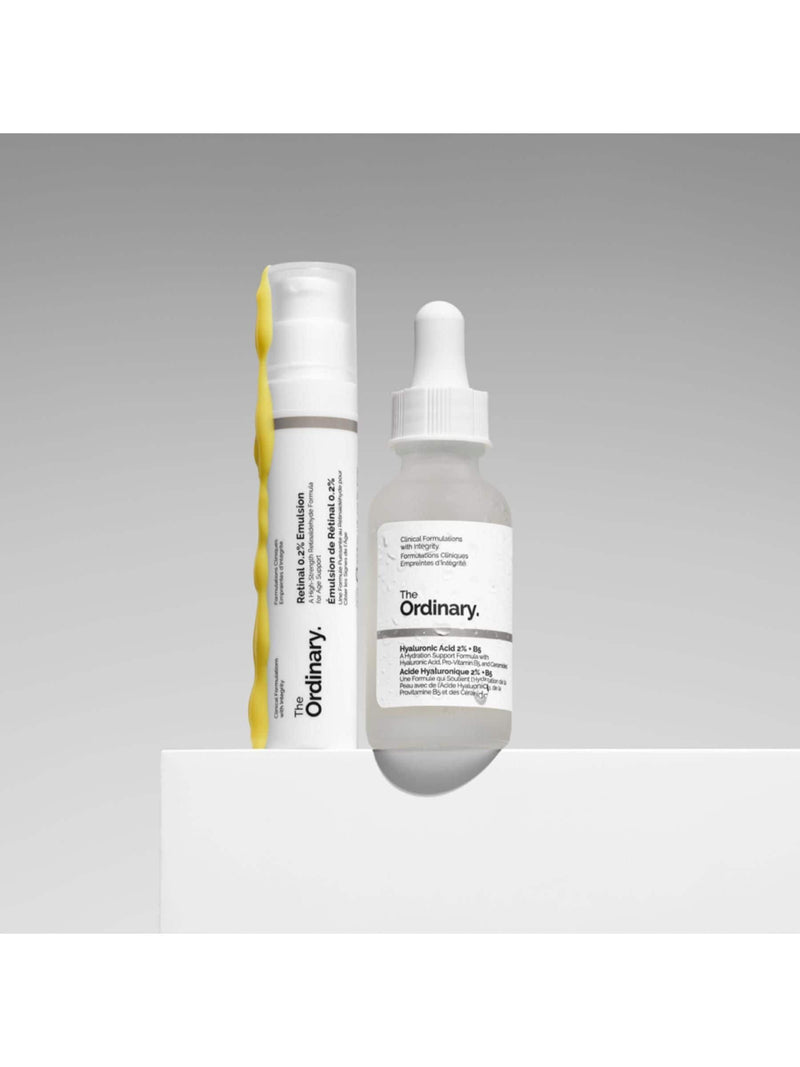 The Ordinary Hydrating Resurfacing Serum and Retinal Night Duo, UK version