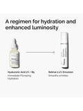 The Ordinary Hydrating Resurfacing Serum and Retinal Night Duo, UK version