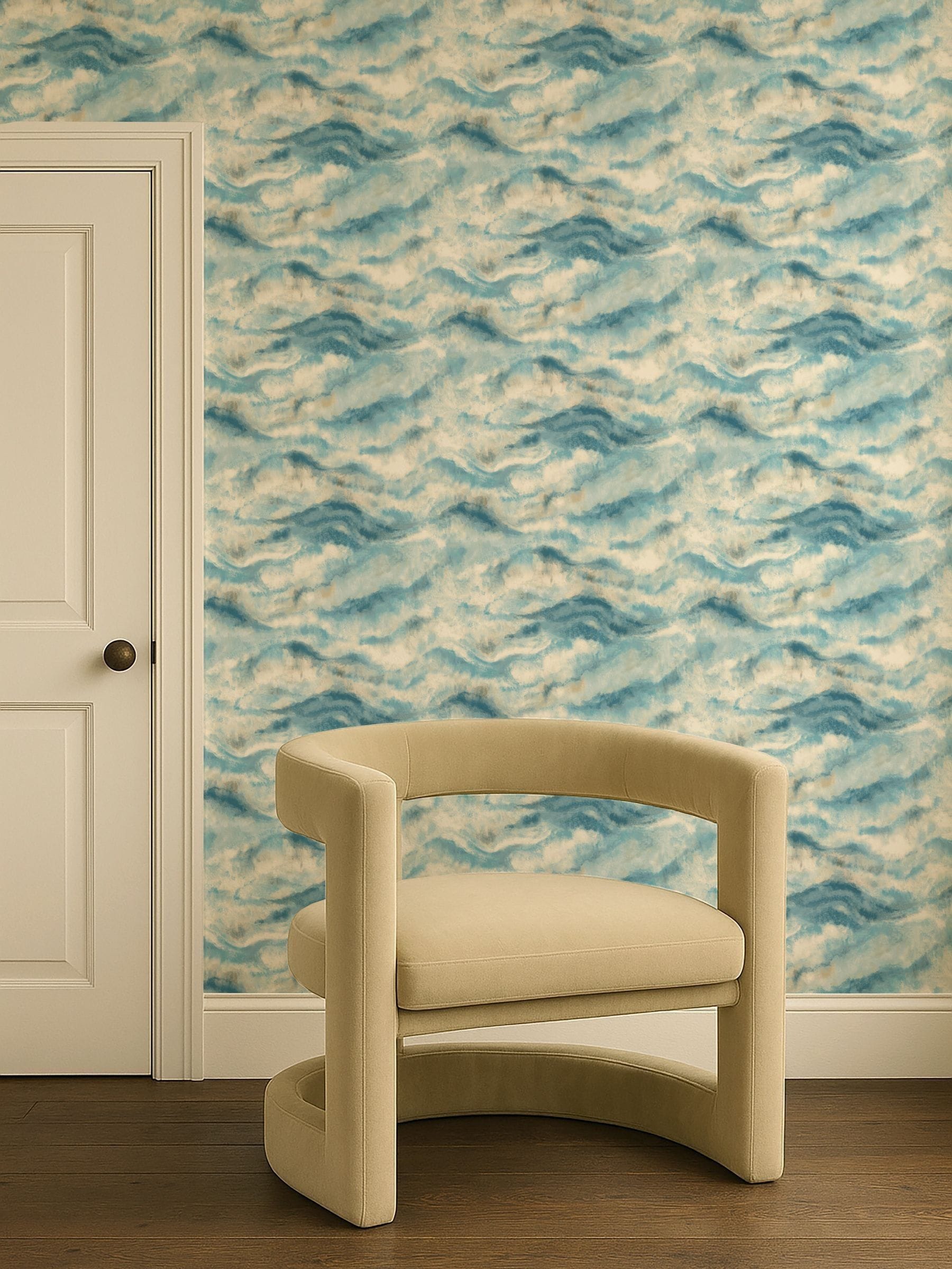Clarke and Clarke Earthscape wallpaper sample A4, imported from the UK
