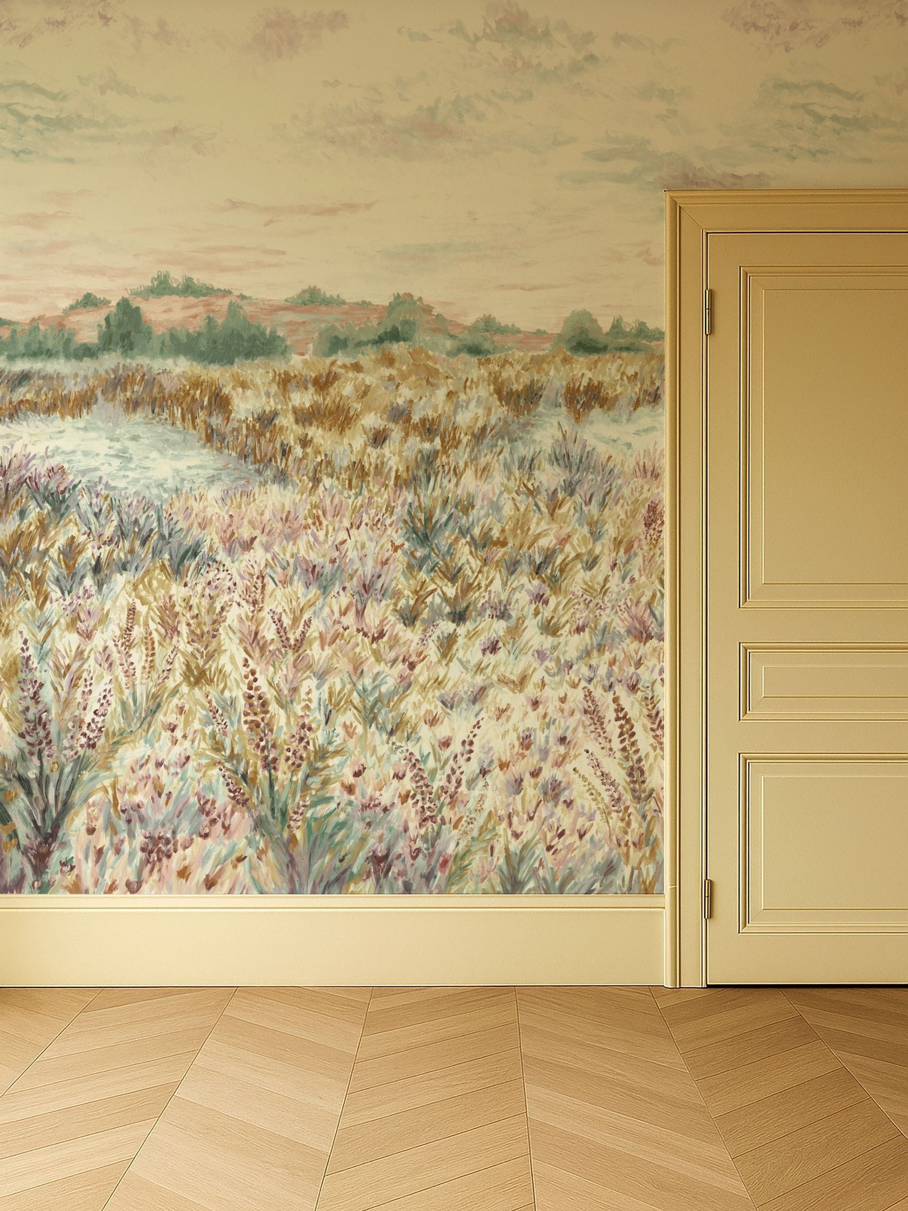 Clarke and Clarke Wildbloom wallpaper sample A4, UK version